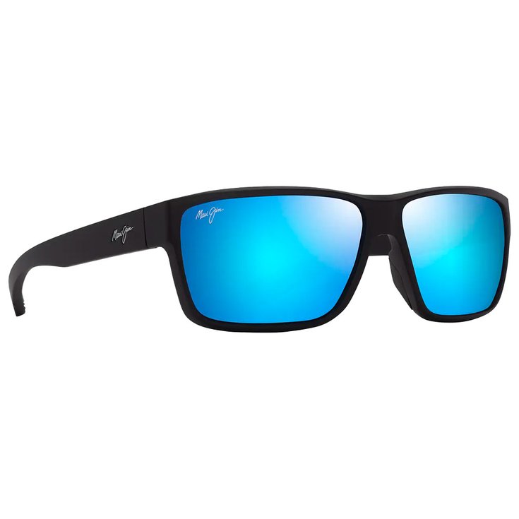 Maui Jim Sonnenbrille Uila Noir Mat Bleu Hawaï Minéral Superthin Präsentation