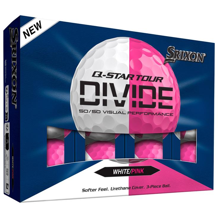 Srixon Q-Star Tour Divide White Pink 