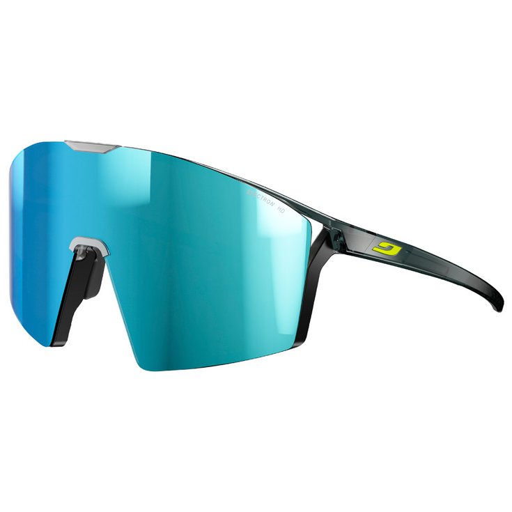 Julbo Sonnenbrille Edge Cover Mat Noir Jaune Fluo Spectron Hd 4 Polarized Präsentation