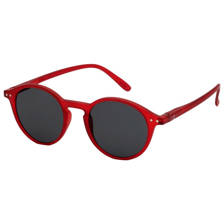 Izipizi Sonnenbrille Sun #D Red Crystal Soft Grey Präsentation