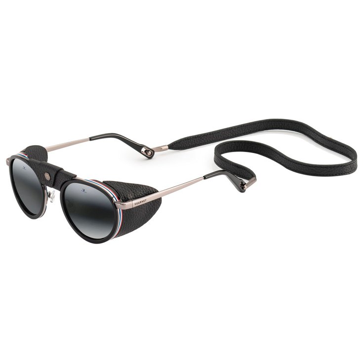 Vuarnet Lunettes de soleil Glacier Round Noir Flag Greylynx Présentation