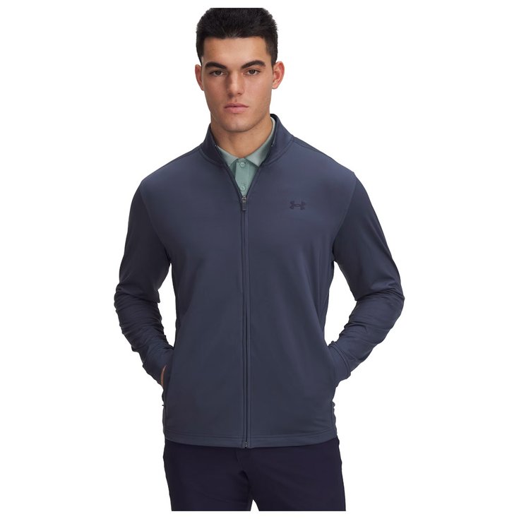 Under Armour Jacke Drive Full Zip Downpour Gray Midnight Navy Präsentation