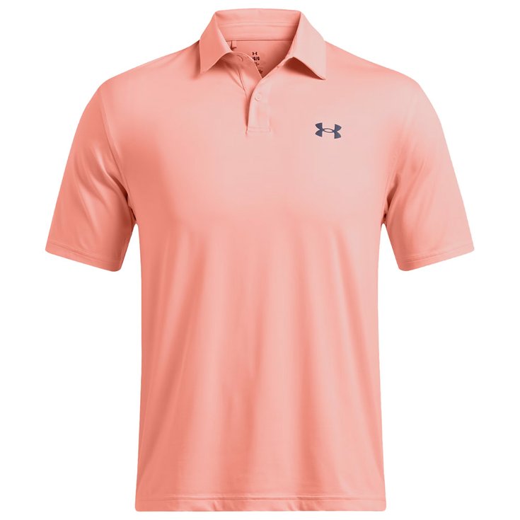 Under Armour Polohemde T2G Polo Flare Orange Midnight Navy Präsentation