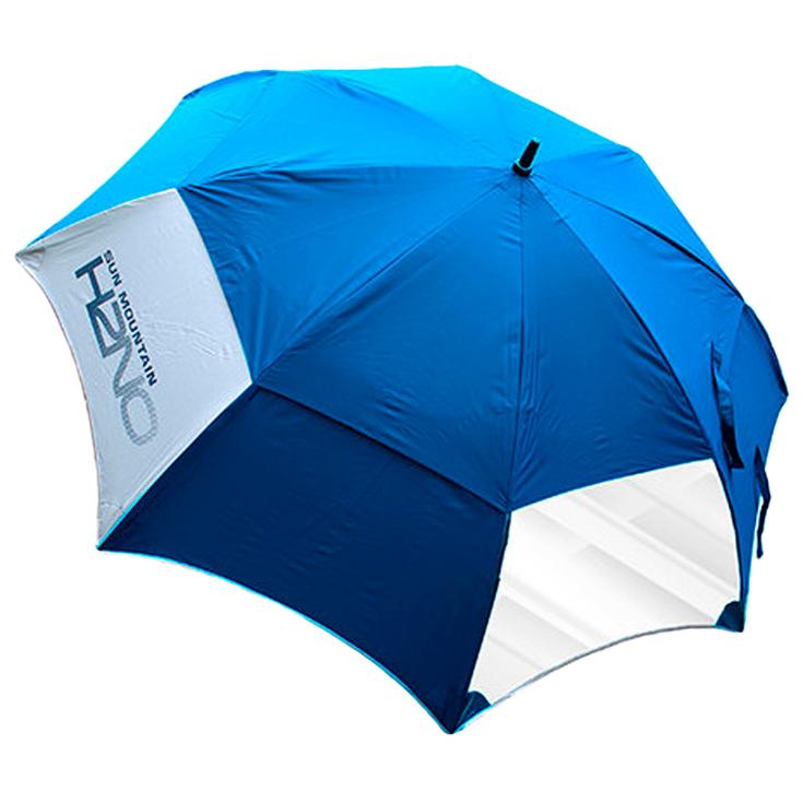 Sun Mountain Parapluies H2NO UV 50 Vision Cobalt Présentation