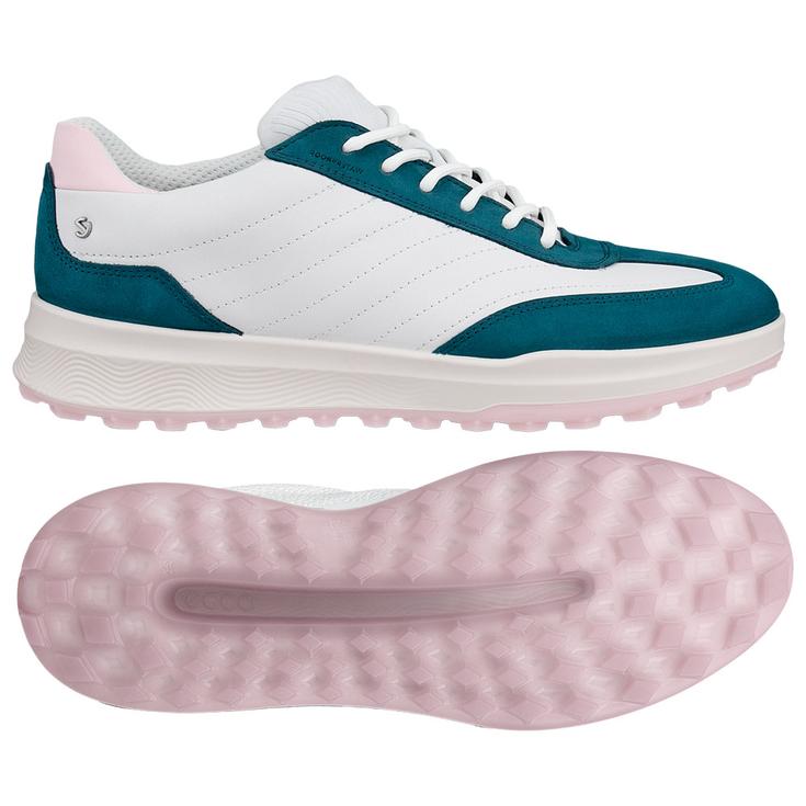Ecco Schuhe ohne Spikes W Street Vibe Dark Petrol White Pale Lilac Präsentation