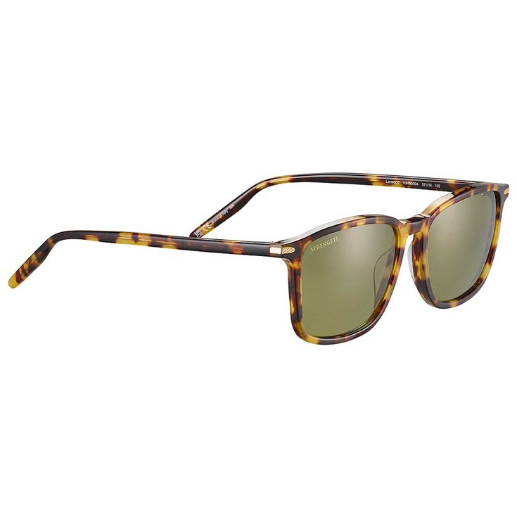 Serengeti Sonnenbrille Lenwood Shiny Classic Havana Mineral Polarized 555nm Präsentation