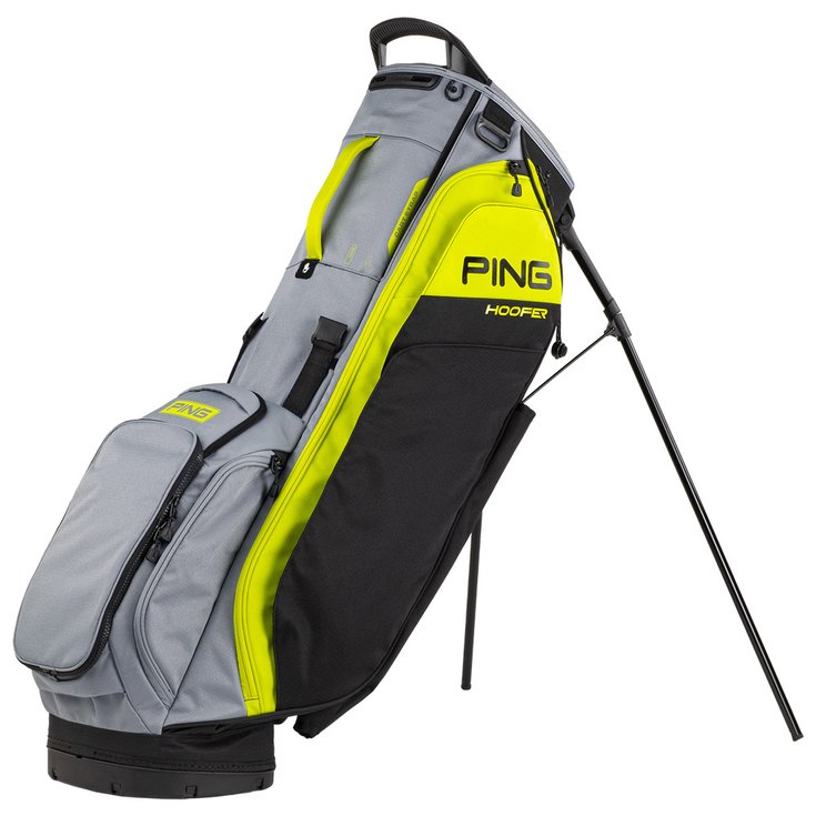 Ping Standbag (Komplettsatz) Hoofer 231 Black Iron Neon Yellow Präsentation