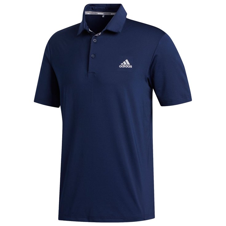 Adidas Polo Ultimate 2.0 Solid Polo Shirt Collegiate Navy Grey Two Présentation