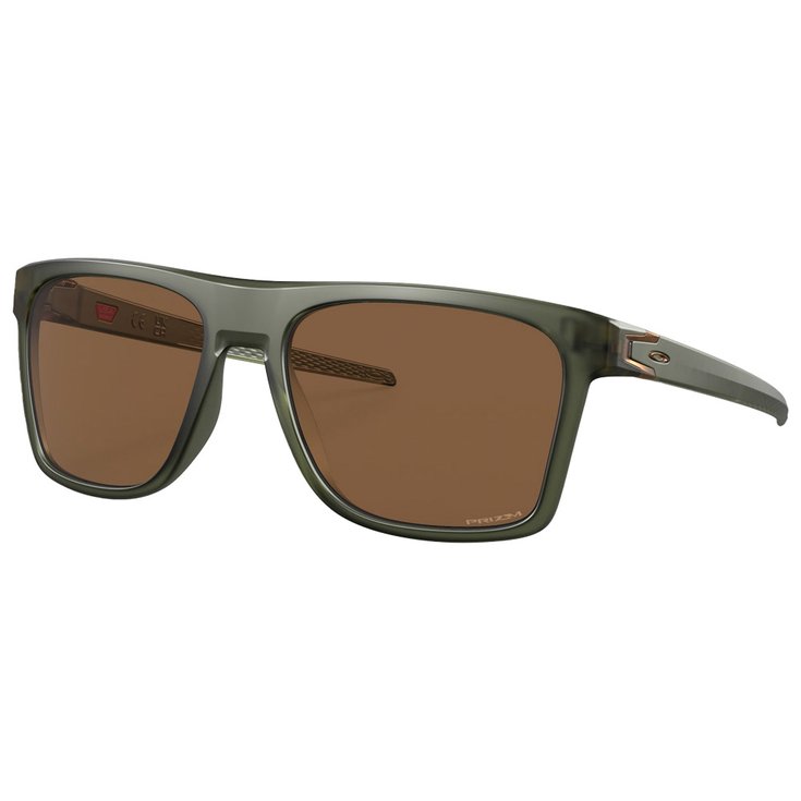 Oakley Sonnenbrille Leffingwell Matte Olive Ink Prizm Bronze Präsentation