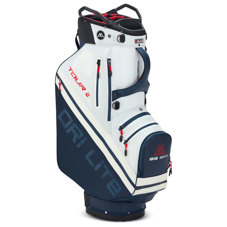 Big Max Cartbag (Komplettsatz) Drilite Tour 2 Red White Navy Präsentation