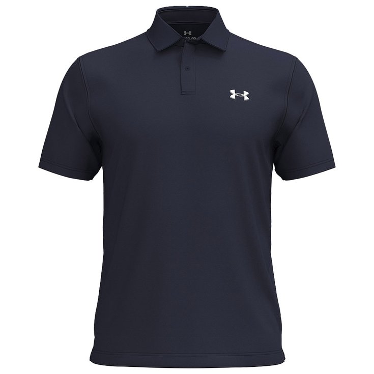Under Armour Polohemde T2G Pique Polo Midnight Navy White Präsentation