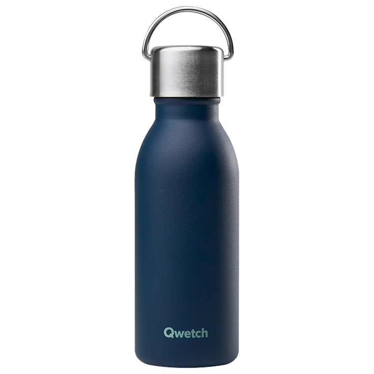 Qwetch Trinkflasche Active 350 ml Matt Bleu Marine Präsentation