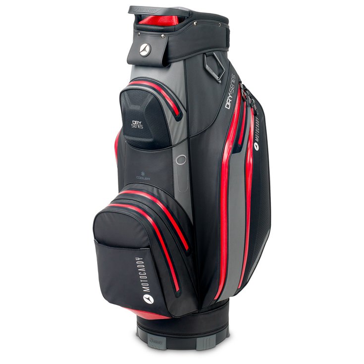 MotoCaddy Cartbag (Komplettsatz) Dry Series Charcoal Red Präsentation