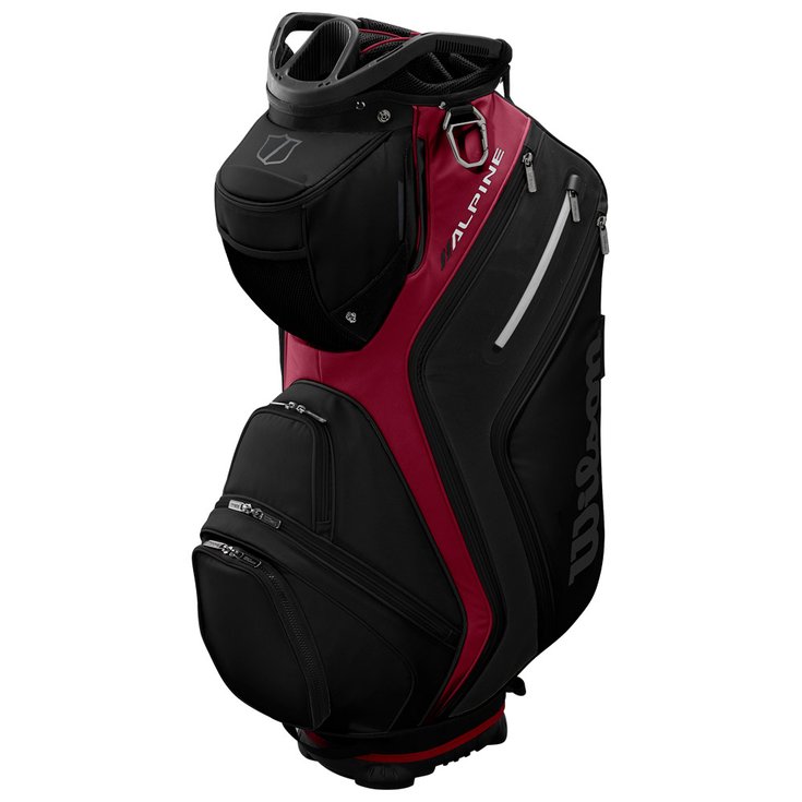 Wilson Staff Cartbag (Komplettsatz) Alpine Cart Black Red Präsentation