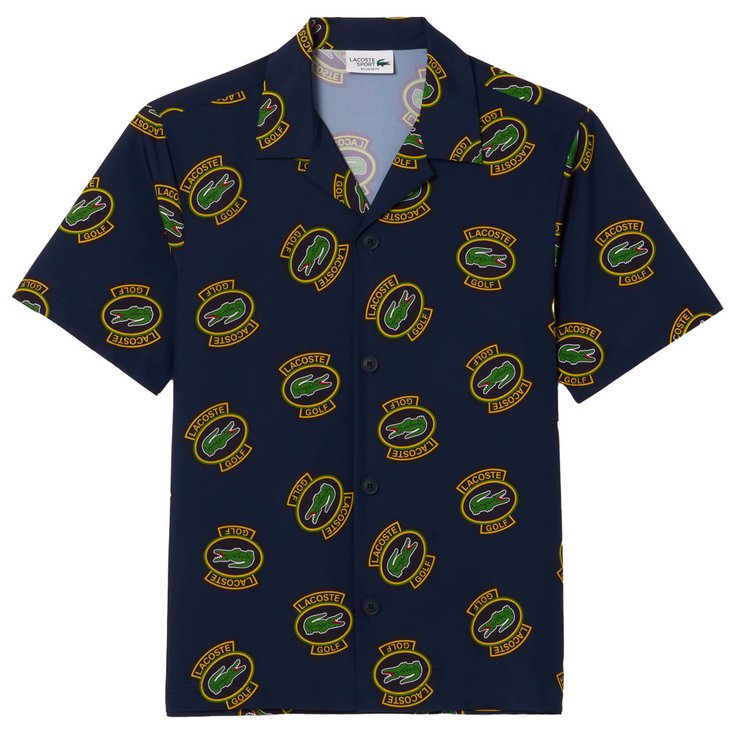 Lacoste Pioneer Collection Shirt Navy Pineapple Black 