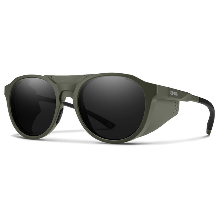 Smith Sonnenbrille Venture Matte Moss Chromapop Polarized Black Präsentation