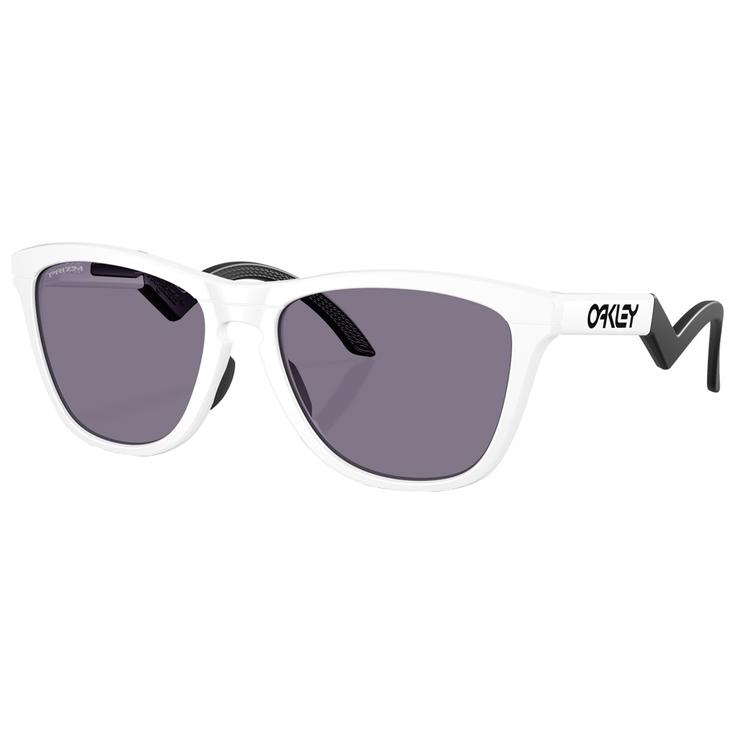 Oakley Sonnenbrille Frogskins Hybrid Matte White Prizm Grey Präsentation