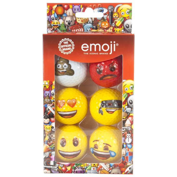 Emoji Balles neuves Pack 6 Balles Emoji Présentation