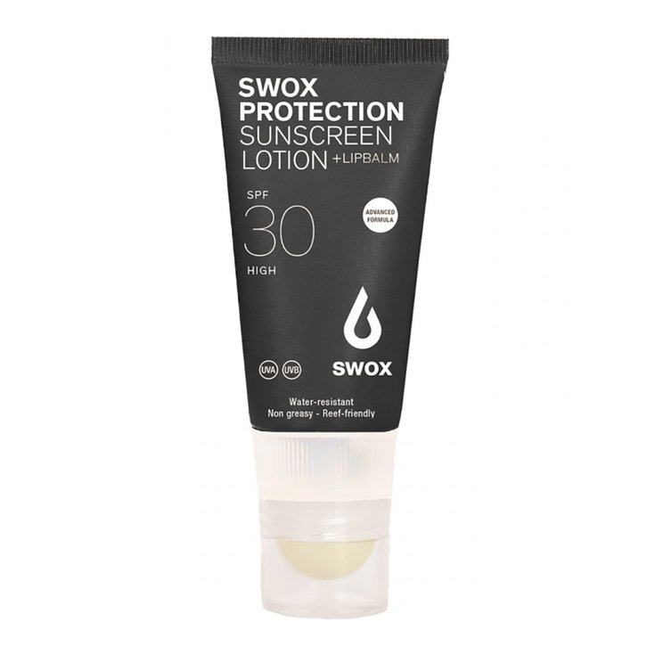 Swox Sonnencreme combo SPF30+ Visage & Lèvres Präsentation