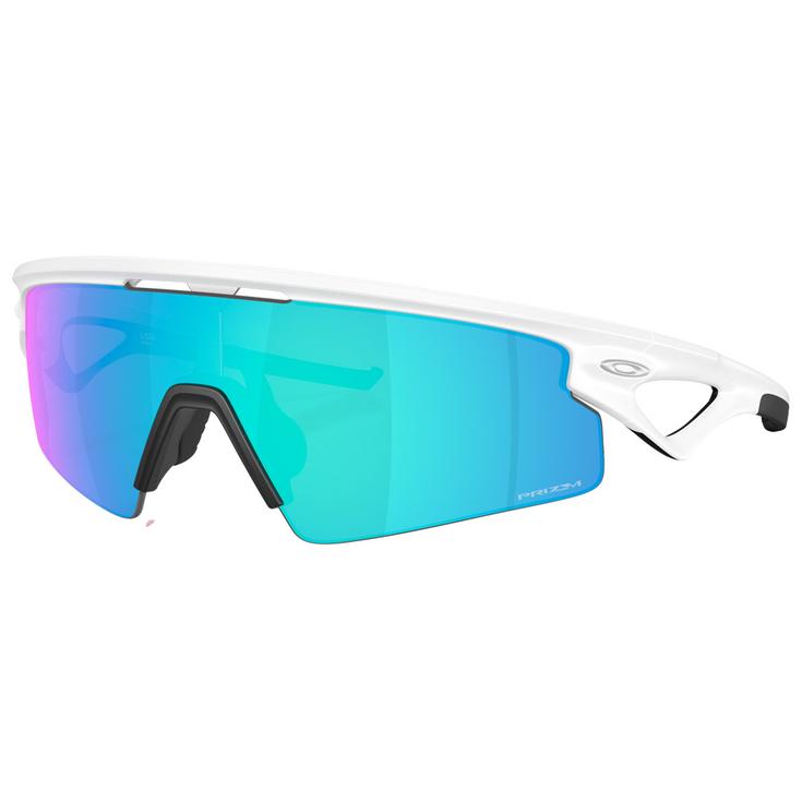 Oakley Sonnenbrille Sphaera Strike Matte White Prizm Sapphire Präsentation