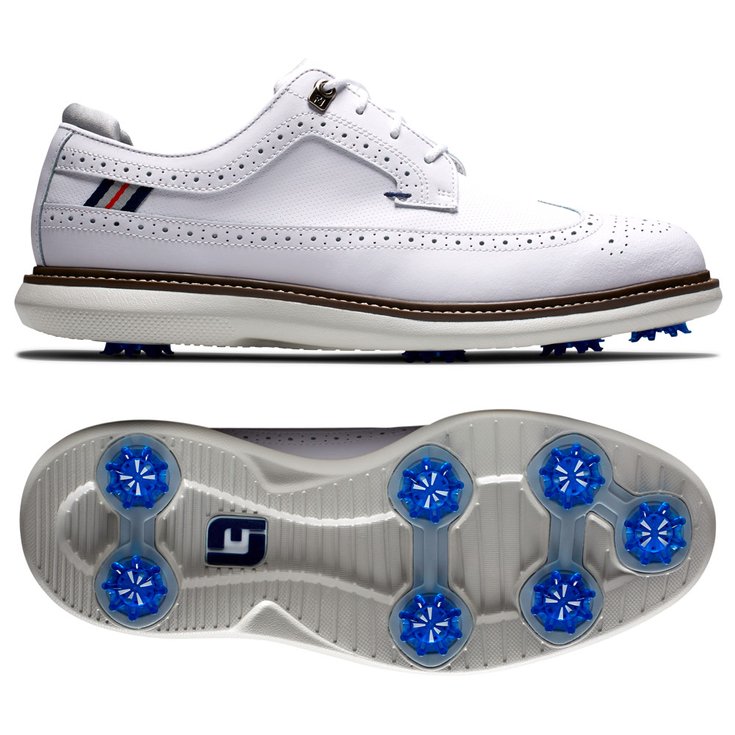 Footjoy Chaussures avec spikes Traditions White Präsentation