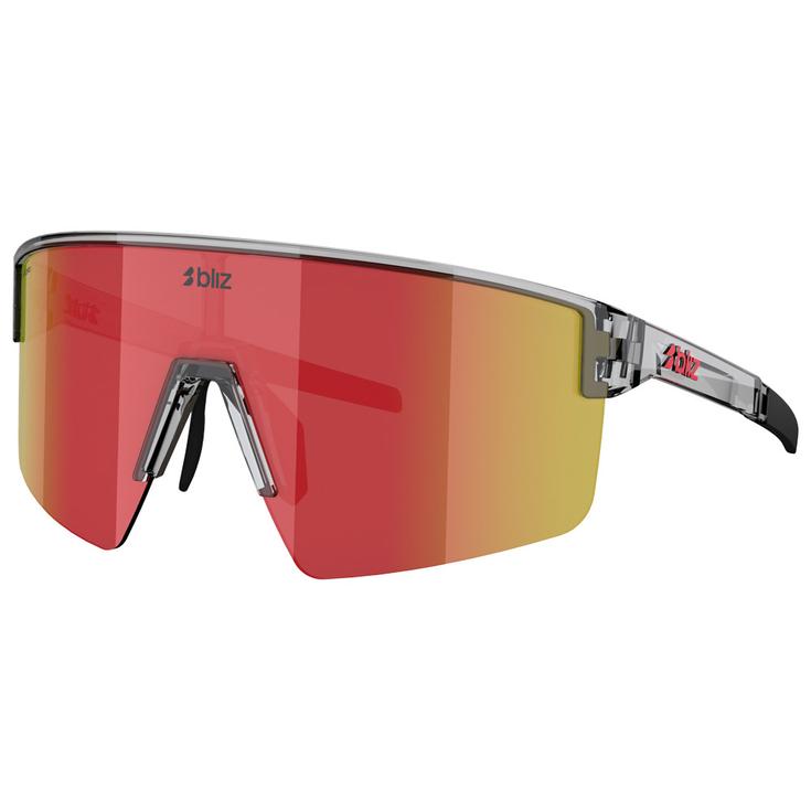 Bliz Sonnenbrille P004 Transparent Dark Grey Brown Red Multi Präsentation