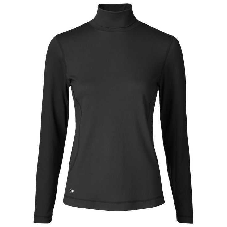 Daily Sports Agnes LS Roll Neck Black 
