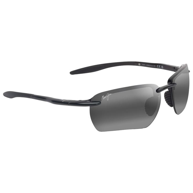 Maui Jim Sonnenbrille Hookipa Ultra G Shiny Black Neutral Grey MauiUltra Präsentation