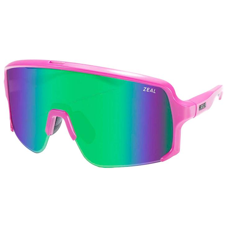 Zeal Sonnenbrille Centennial Matte Black Fury Matte Margot Polarized Jade Mirror Präsentation