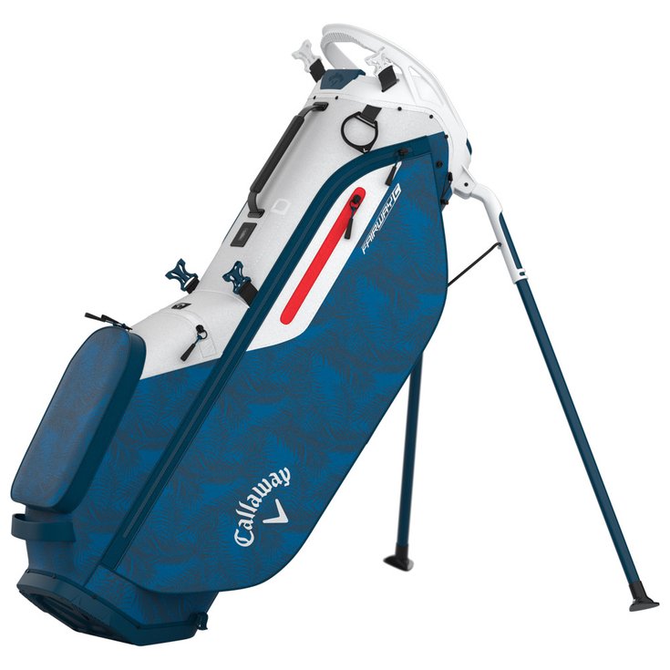 Callaway Golf Standbag (Komplettsatz) Fairway C Blue Palms Light Grey Red Präsentation