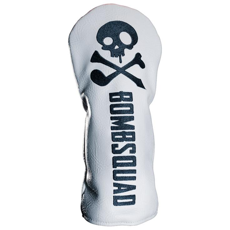 Krave Golf Schlägerhaube Driver Krave Bomb Squad White Black Präsentation