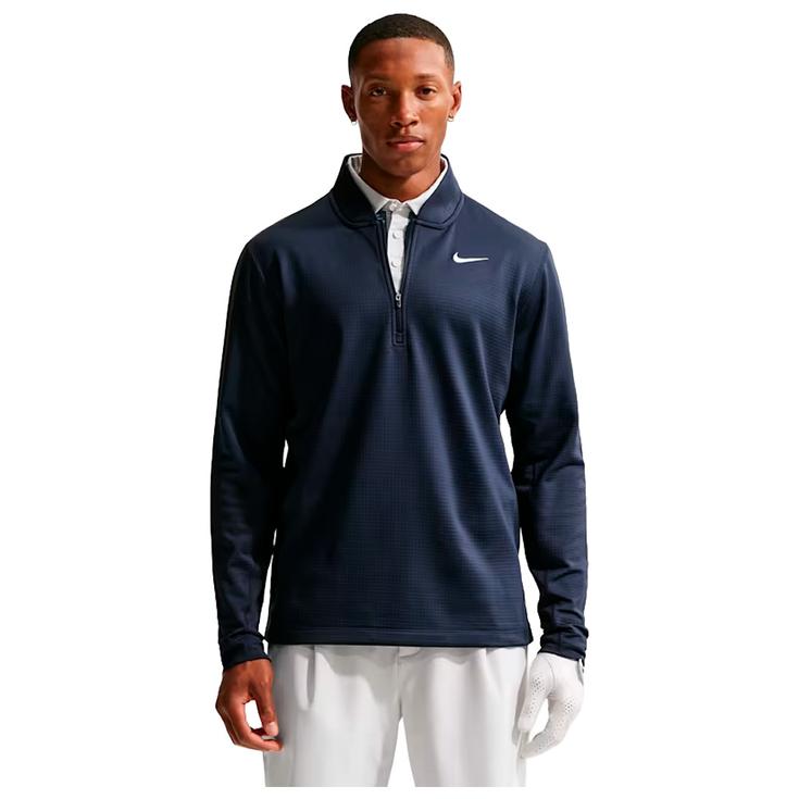 Nike Pullover Therma Fit 1/2 Zip Blue Präsentation