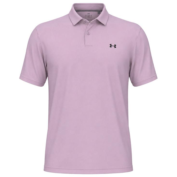 Under Armour Polohemde T2G Pique Mauve Pink Black Präsentation