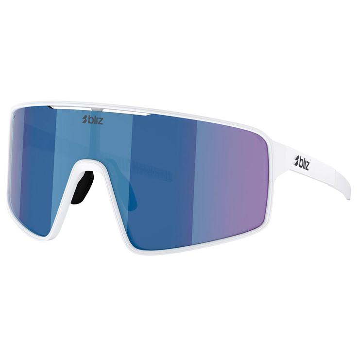 Bliz Sonnenbrille P001 Matte White Grey Blue Präsentation