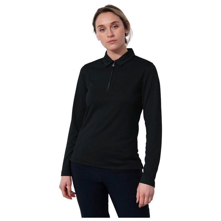 Daily Sports Polohemde Peoria Ls Polo Shirt Black Präsentation