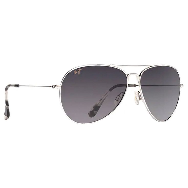 Maui Jim Lunettes de soleil Mavericks Argent Gris Neutre MauiPure Présentation