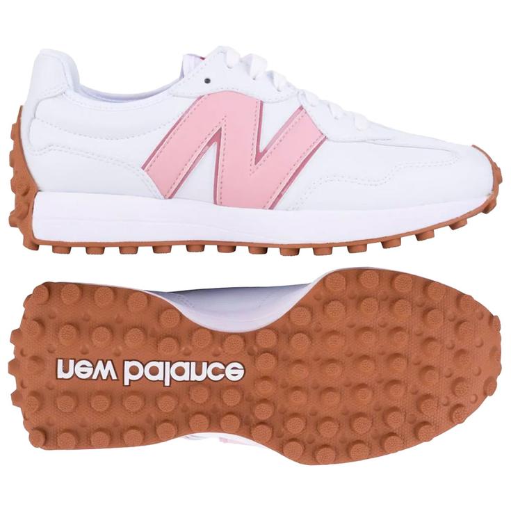 New Balance Schuhe ohne Spikes Women's 327 Golf White Pink Präsentation