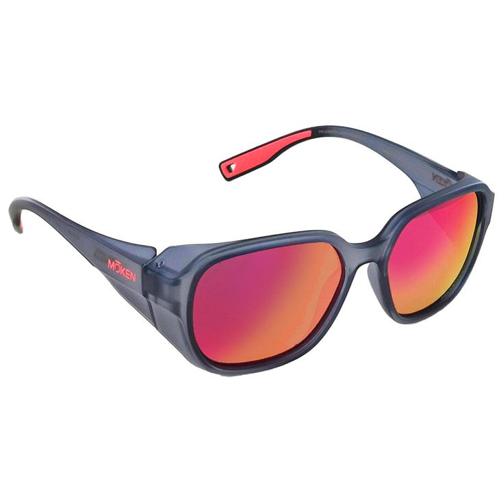Moken Vision Sonnenbrille Bruce Smoke Pink Polarized Präsentation