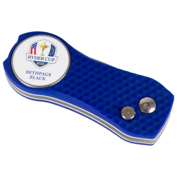 Level 4 Pitchgabel Aspect Snap Pitch Repairer Ryder Cup Blue Präsentation