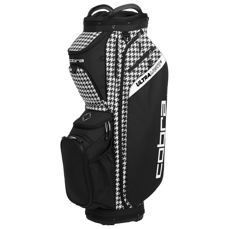 Cobra Sacs chariot serie Ultralight 2 Cart Bag Houndstooth Melted Carmel Présentation