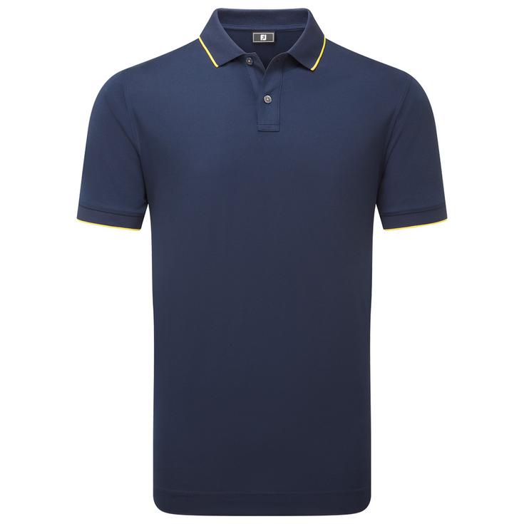 Footjoy Polo Tipped Pique Navy Présentation
