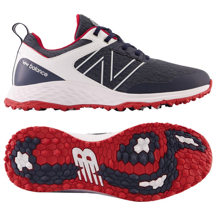 New Balance Schuhe ohne Spikes Fresh Foam Contend Navy Red Präsentation