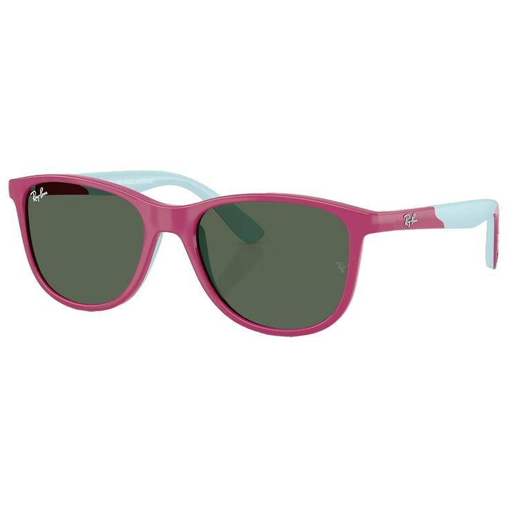 Ray Ban Sonnenbrille RJ9077S Disney Sun Kids Lilo & Stitch Polished Fucsia Dark Green Präsentation