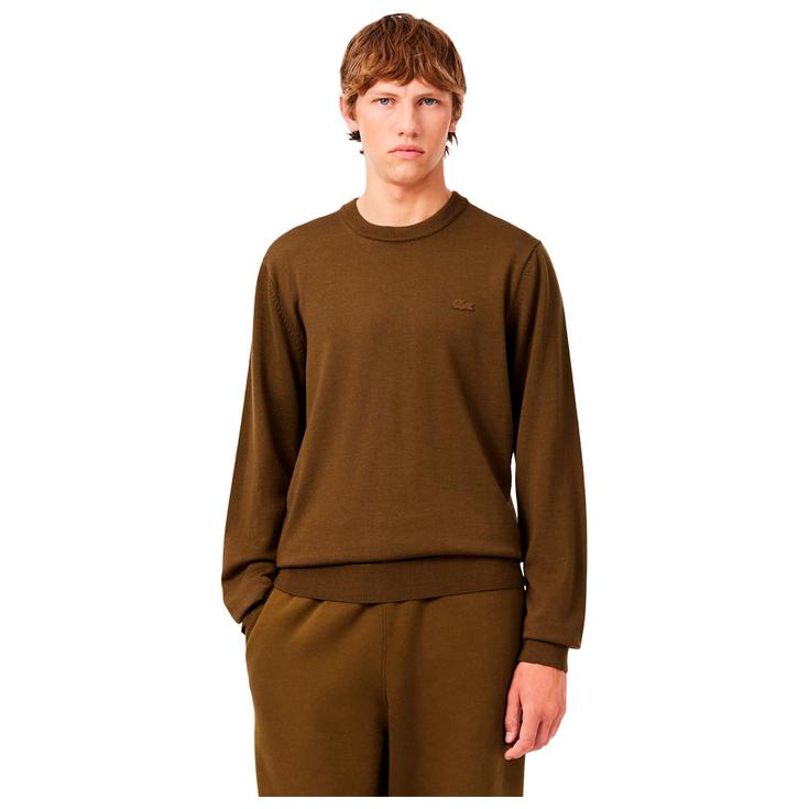 Lacoste Pullover Crewnecks Sweaters Mascara Brown Präsentation