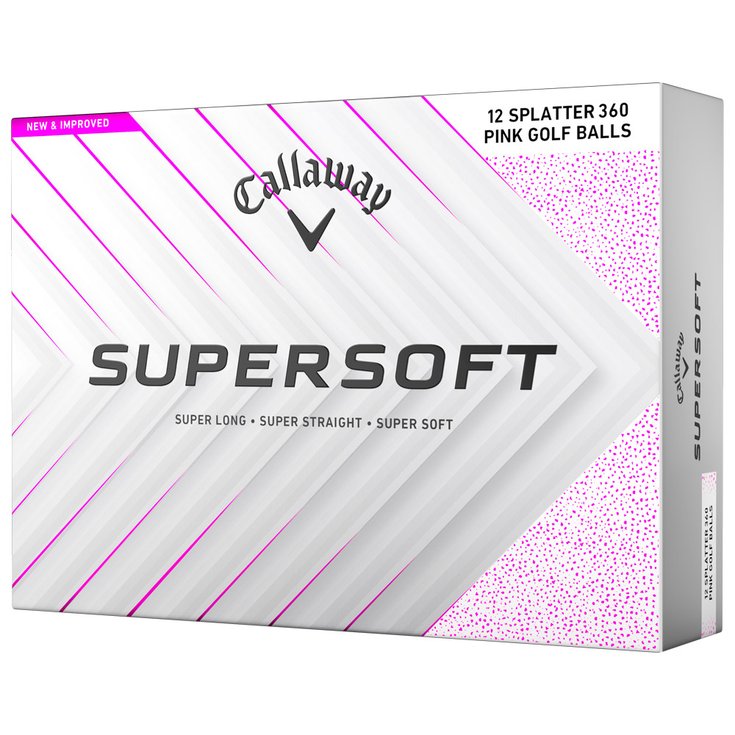 Callaway Golf Supersoft Pink Splatter 