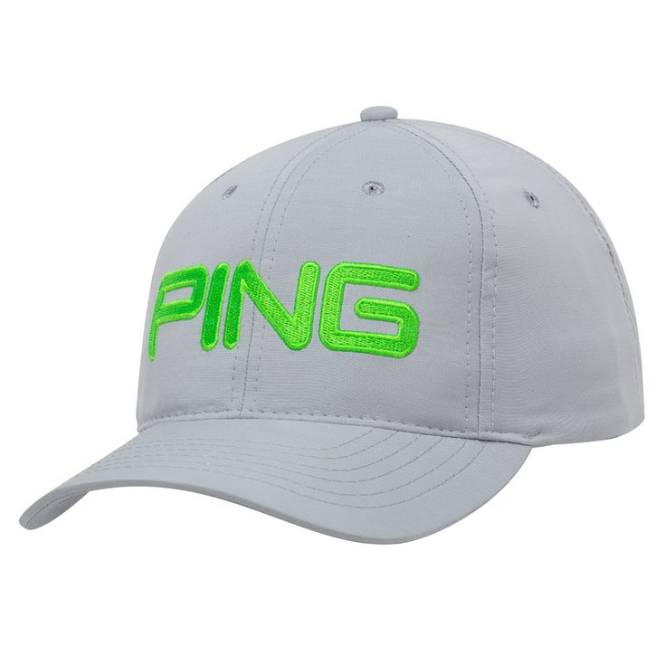 Ping Cap Ping Lite Brights Grey Eletric Lime - AJUSTABLE Präsentation