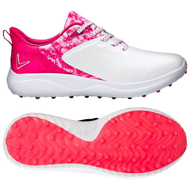 Callaway Golf Schuhe ohne Spikes Anza White Pink Präsentation