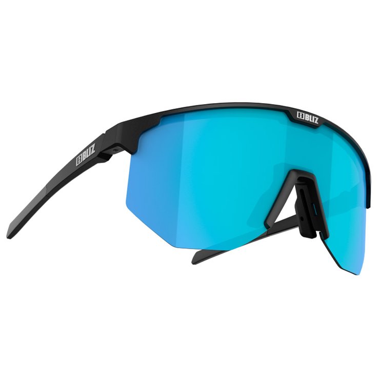 Bliz Hero Matt Black Brown Blue Mirror 