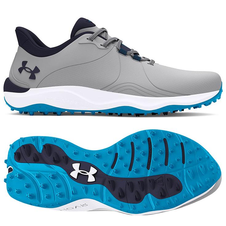 Under Armour Schuhe ohne Spikes Drive Pro Sl Wide Mod Gray Capri Midnight Navy Präsentation