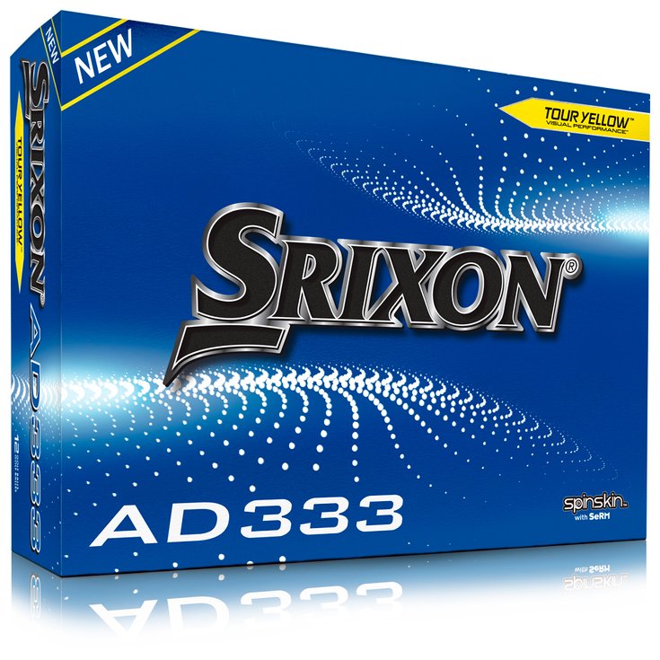 Srixon Balles neuves AD333 10 Pure Yellow Présentation